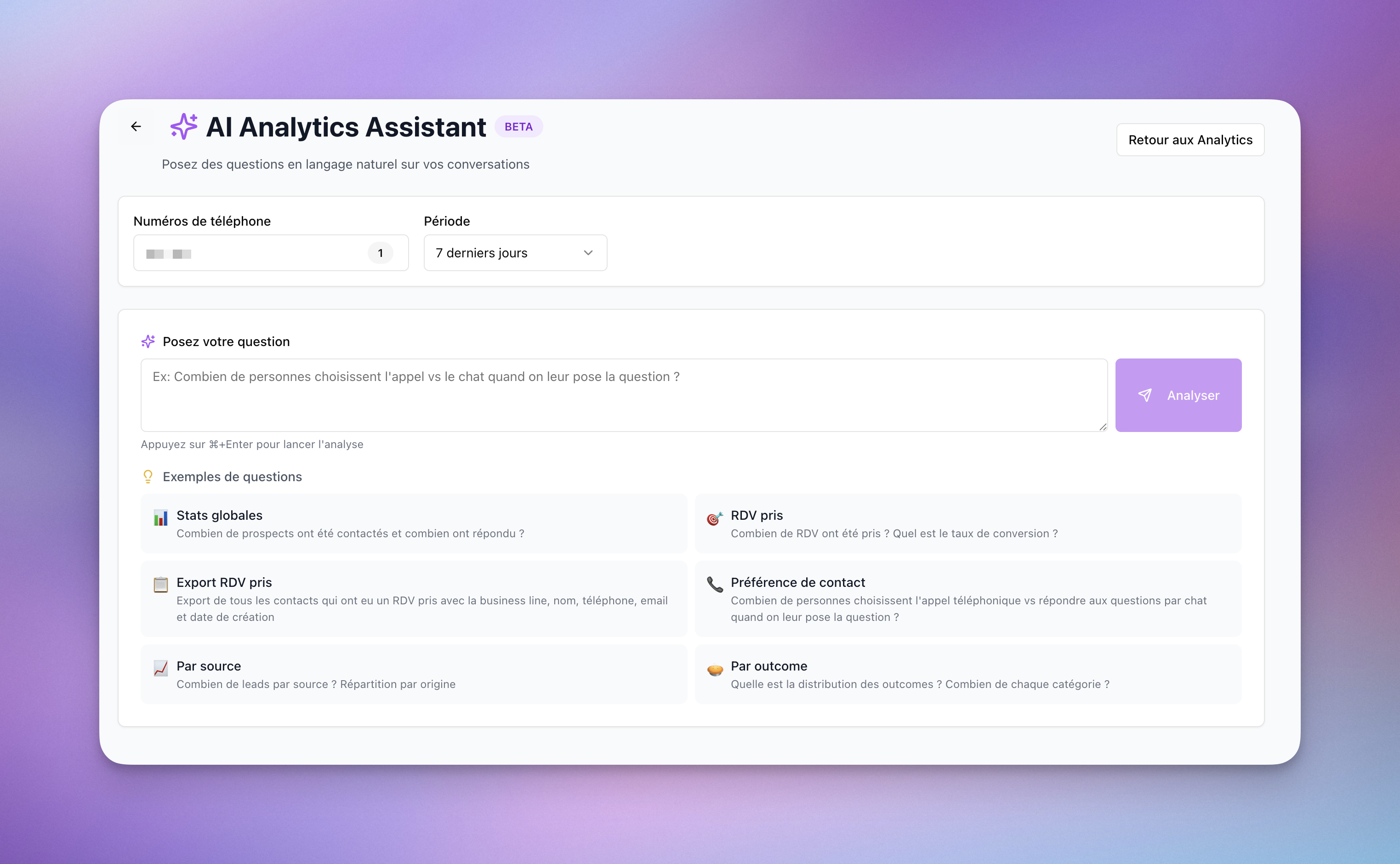 Assistant Analytics IA